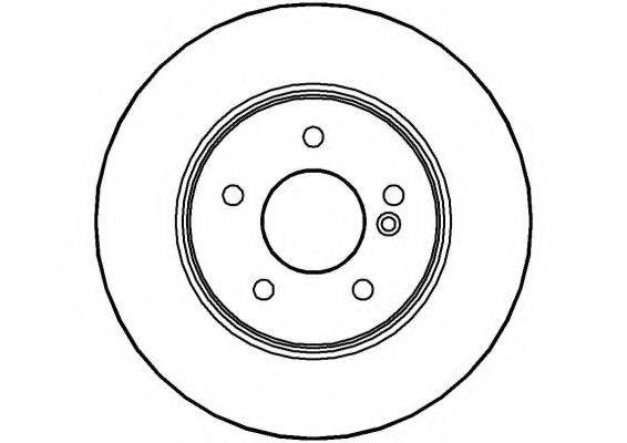 NATIONAL NBD931 гальмівний диск
