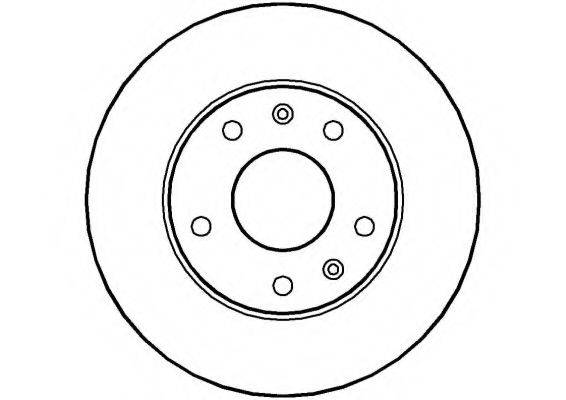 NATIONAL NBD947 гальмівний диск