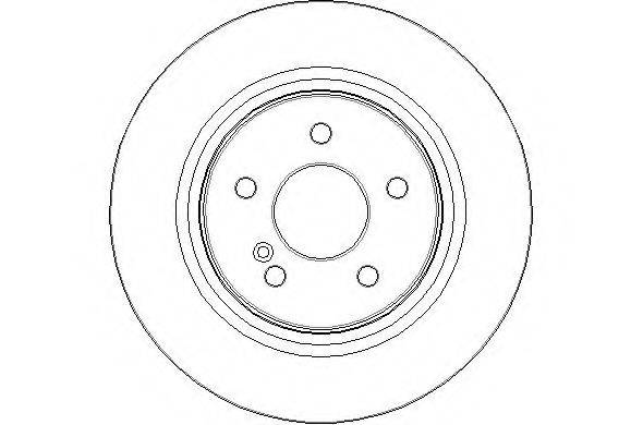 NATIONAL NBD1554 гальмівний диск