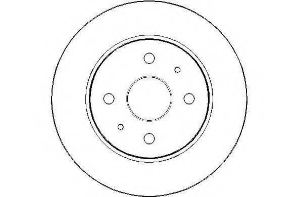 NATIONAL NBD1680 гальмівний диск