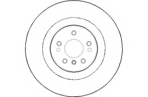 NATIONAL NBD1702 гальмівний диск