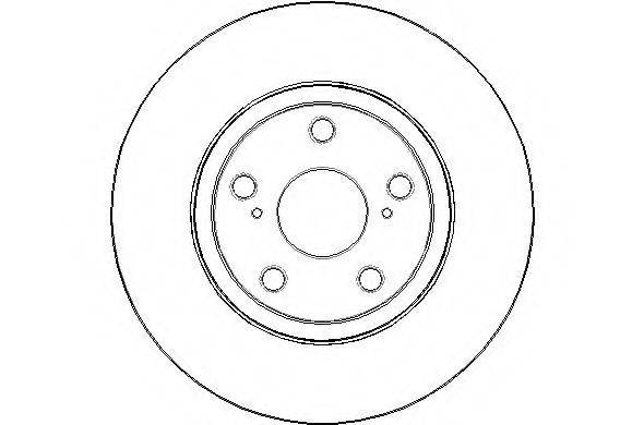 NATIONAL NBD1728 гальмівний диск