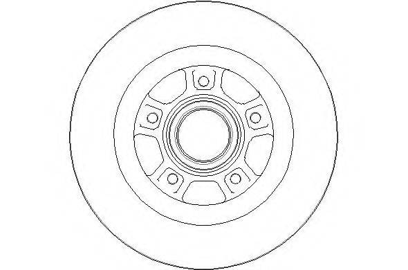 NATIONAL NBD1778 гальмівний диск