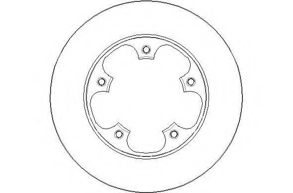 NATIONAL NBD1847 гальмівний диск