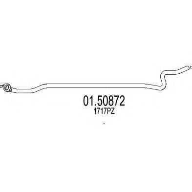 MTS 0150872 Середній глушник вихлопних газів