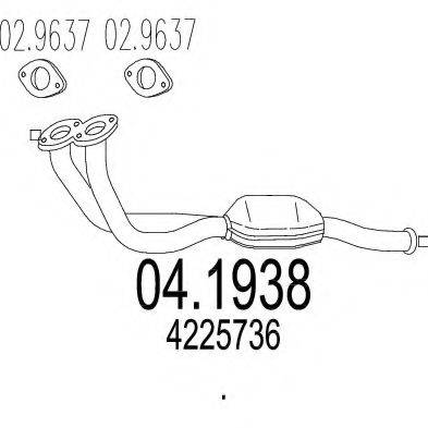 MTS 041938 Каталізатор