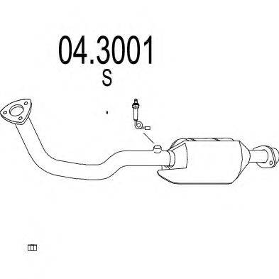 MTS 043001 Каталізатор