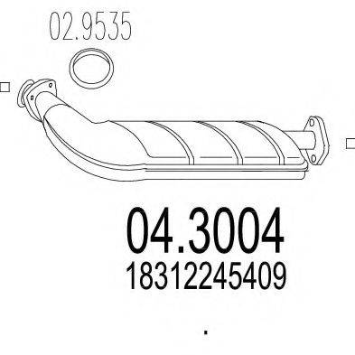 MTS 043004 Каталізатор