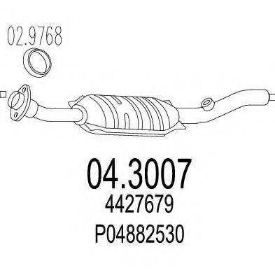 MTS 043007 Каталізатор