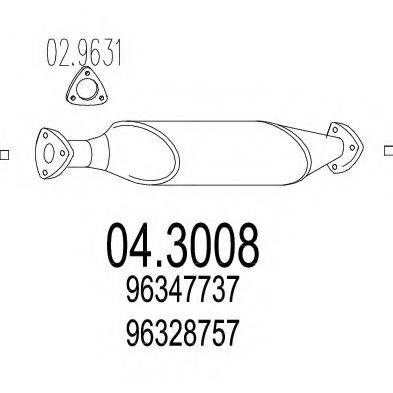MTS 043008 Каталізатор