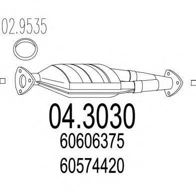 MTS 043030 Каталізатор