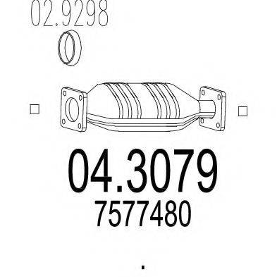 MTS 043079 Каталізатор
