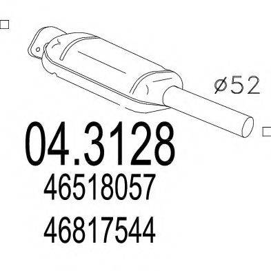 MTS 043128 Каталізатор