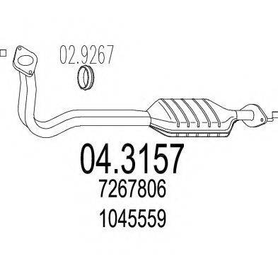 MTS 043157 Каталізатор