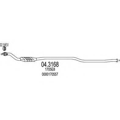 MTS 043168 Каталізатор