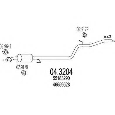 MTS 043204 Каталізатор