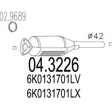 MTS 043226 Каталізатор