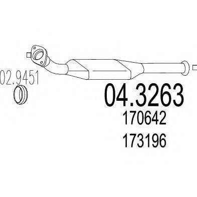 MTS 043263 Каталізатор