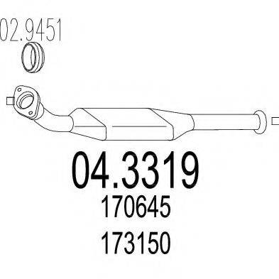 MTS 043319 Каталізатор