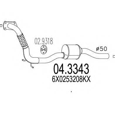 MTS 043343 Каталізатор