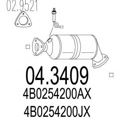 MTS 043409 Каталізатор