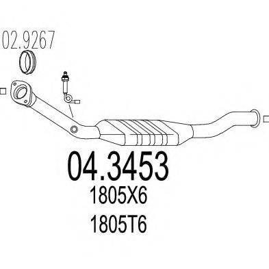 MTS 043453 Каталізатор