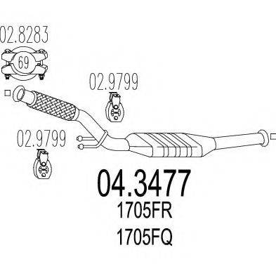MTS 043477 Каталізатор