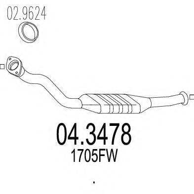 MTS 043478 Каталізатор