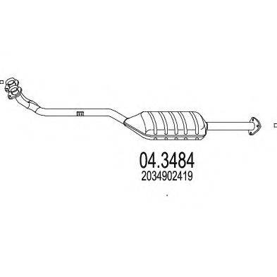 MTS 043484 Каталізатор