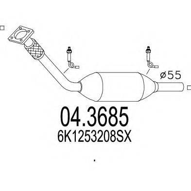 MTS 043685 Каталізатор