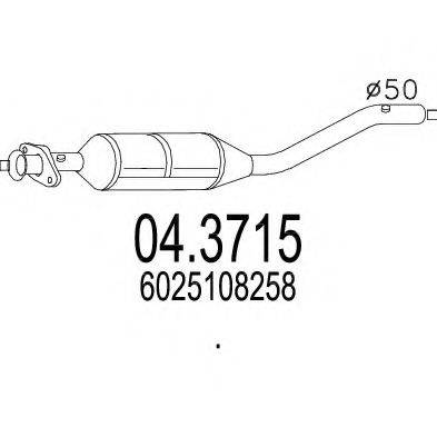 MTS 043715 Каталізатор