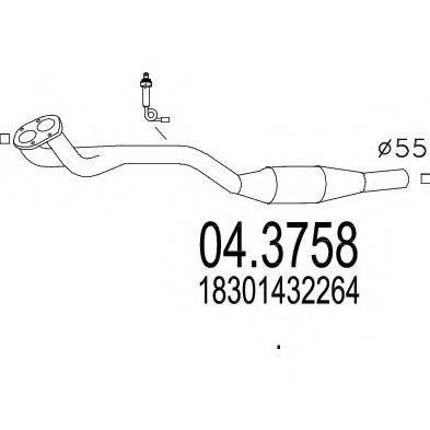 MTS 043758 Каталізатор