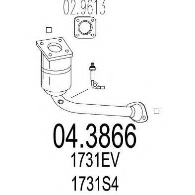 MTS 043866 Каталізатор
