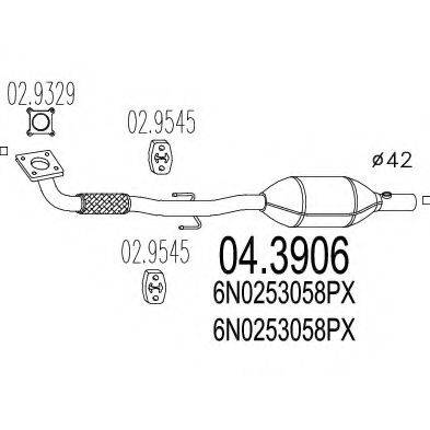 MTS 043906 Каталізатор
