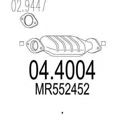 MTS 044004 Каталізатор