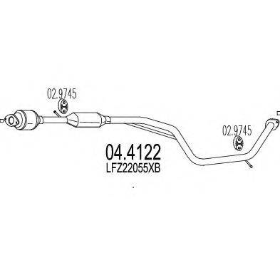 MTS 044122 Каталізатор