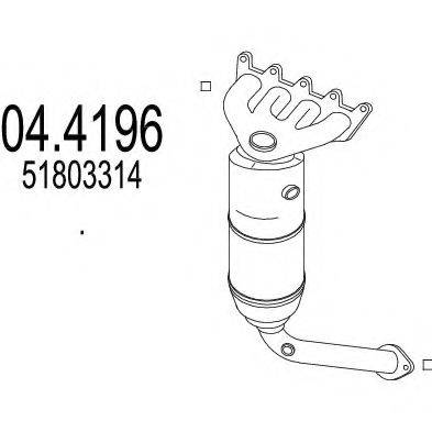 MTS 044196 Каталізатор