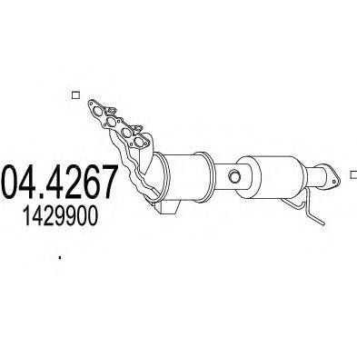 MTS 044267 Каталізатор