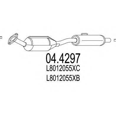 MTS 044297 Каталізатор