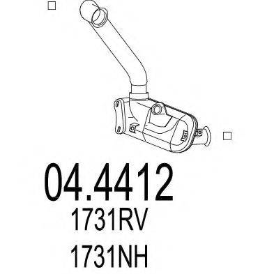 MTS 044412 Каталізатор