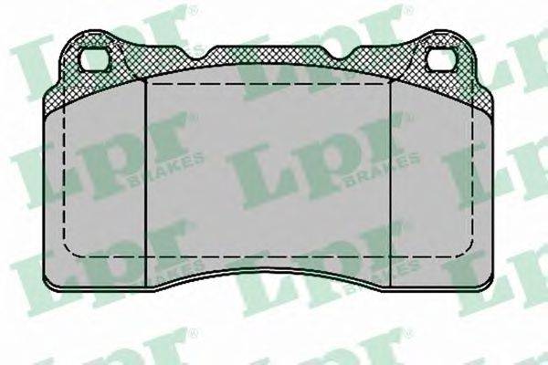 LPR 05P1394 Комплект гальмівних колодок, дискове гальмо