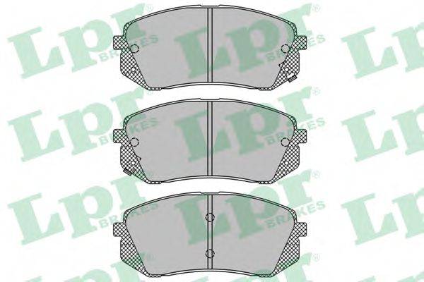 LPR 05P1415 Комплект гальмівних колодок, дискове гальмо