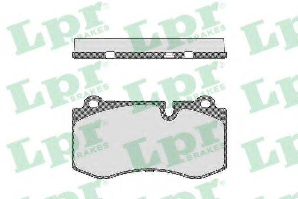 LPR 05P1506 Комплект гальмівних колодок, дискове гальмо