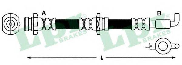 LPR 6T47392 Гальмівний шланг