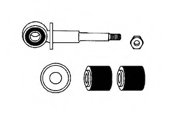 OCAP 0181099K Ремкомплект, сполучна тяга стабілізатора