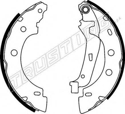 TRUSTING 088230 Комплект гальмівних колодок