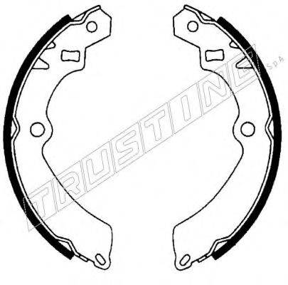 TRUSTING 111237 Комплект гальмівних колодок