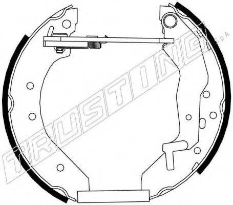 TRUSTING 6292 Комплект гальмівних колодок