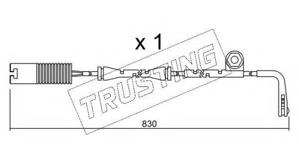 TRUSTING SU104 Сигналізатор, знос гальмівних колодок