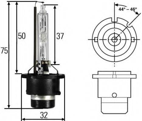 HELLA 8GS007949311 Лампа розжарювання, основна фара